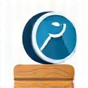 An icon representing a magnifying glass over a piece of wood.